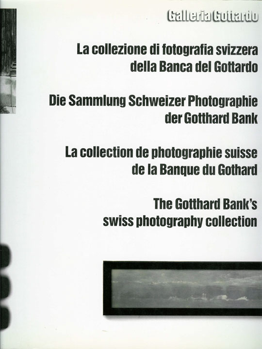 The Gotthard Bank's Swiss Photography Collection